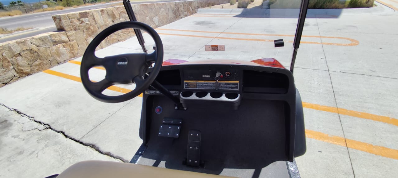 Ezgo Express L6 Beige Seats - Hardy Carts & Equipment