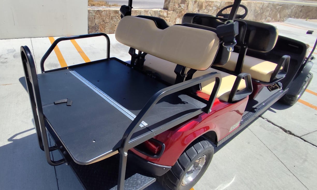 Ezgo Express L6 Front Angle - Hardy Carts & Equipment