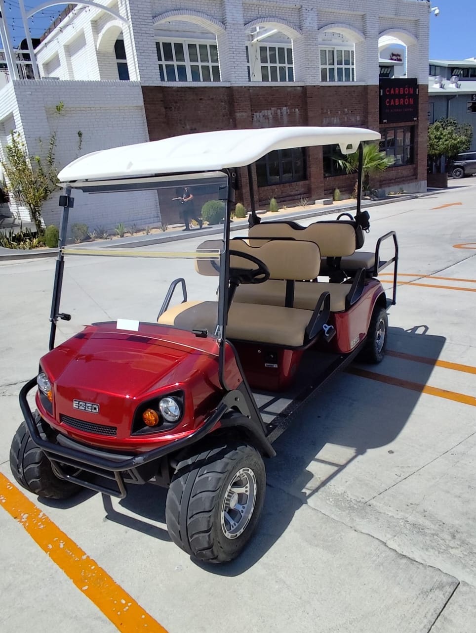 Ezgo Express L6 Suspension Detail - Hardy Carts & Equipment