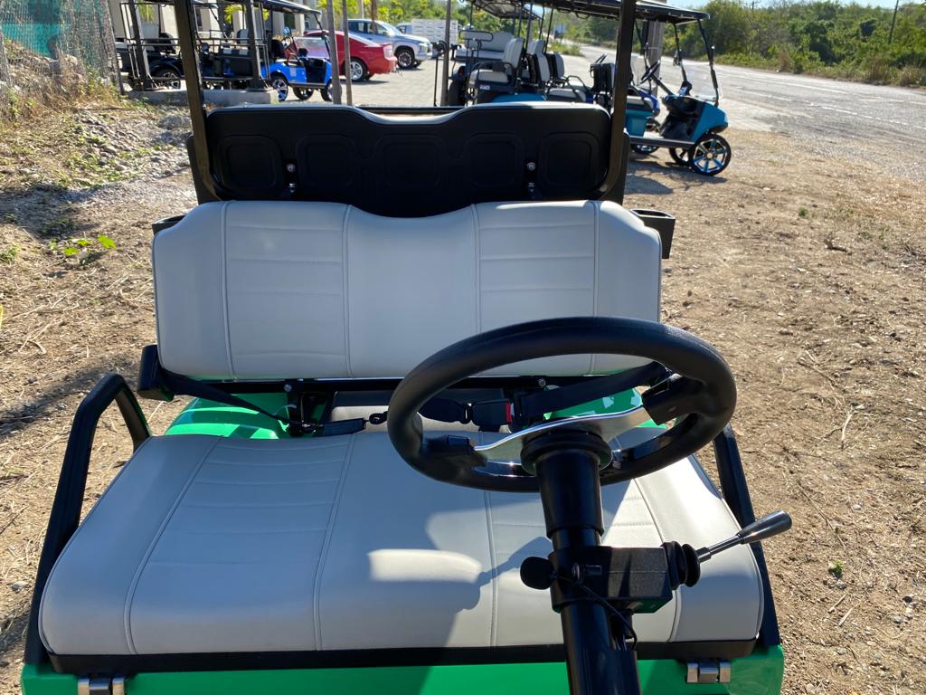 Evolution Classic 4 Plus-Green- Light Grey Seats - Hardy Carts & Equipment
