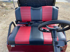 Evolution Classic 4 Plus-Flamenco Red with red & Black Seats- Hardy Carts & Equipment