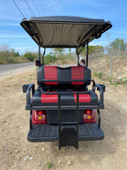 Evolution Classic 4 Plus-Flamenco Red- red & Black Seats - Hardy Carts & Equipment