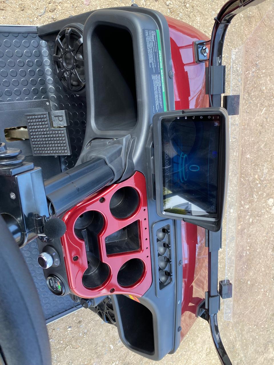 Evolution Classic 4 Plus-Flamenco Red- red & Black Seats- Hardy Carts & Equipment