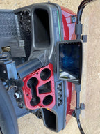 Evolution Classic 4 Plus-Flamenco Red- red & Black Seats- Hardy Carts & Equipment