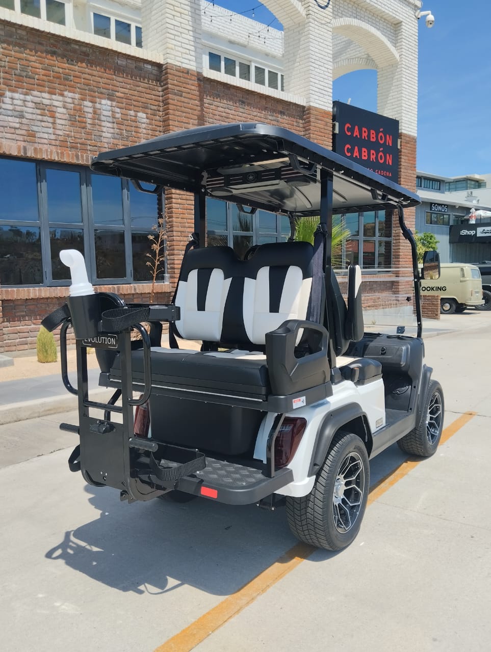 D5 Ranger 2+2 - Mineral White with Black and White Seats - Hardy Carts & Equipment
