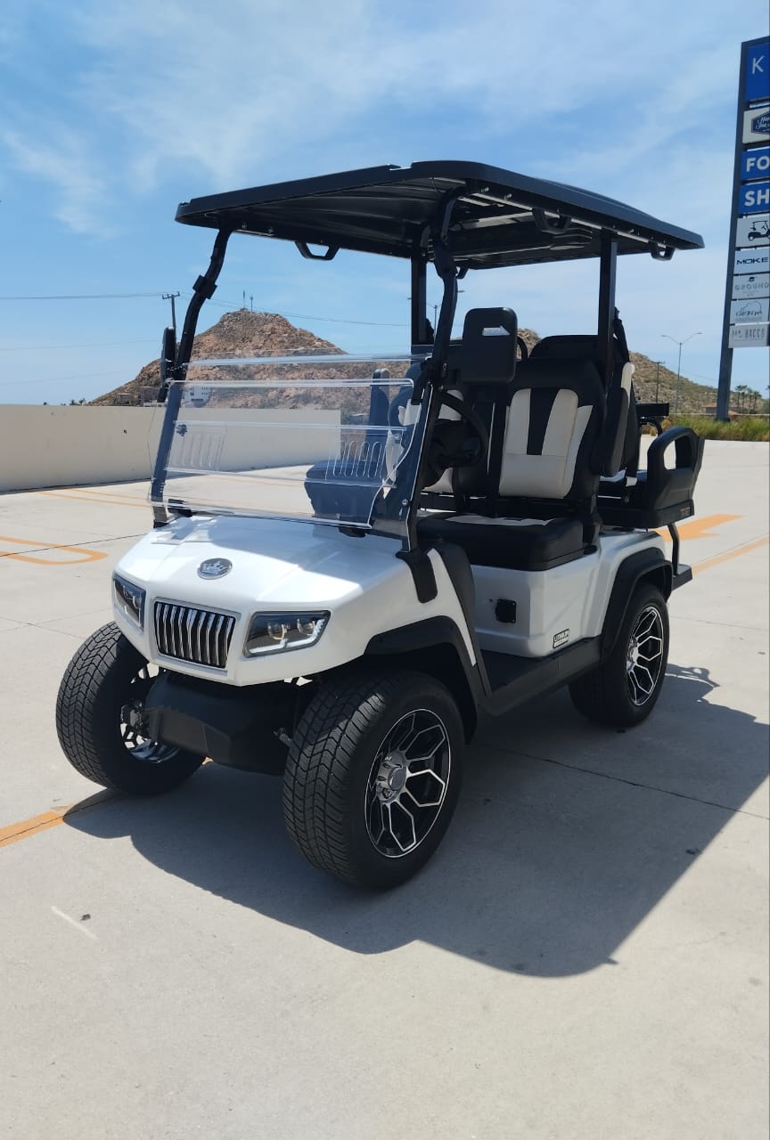 D5 Ranger 2+2 - Mineral White with Black and White Seats - Hardy Carts & Equipment