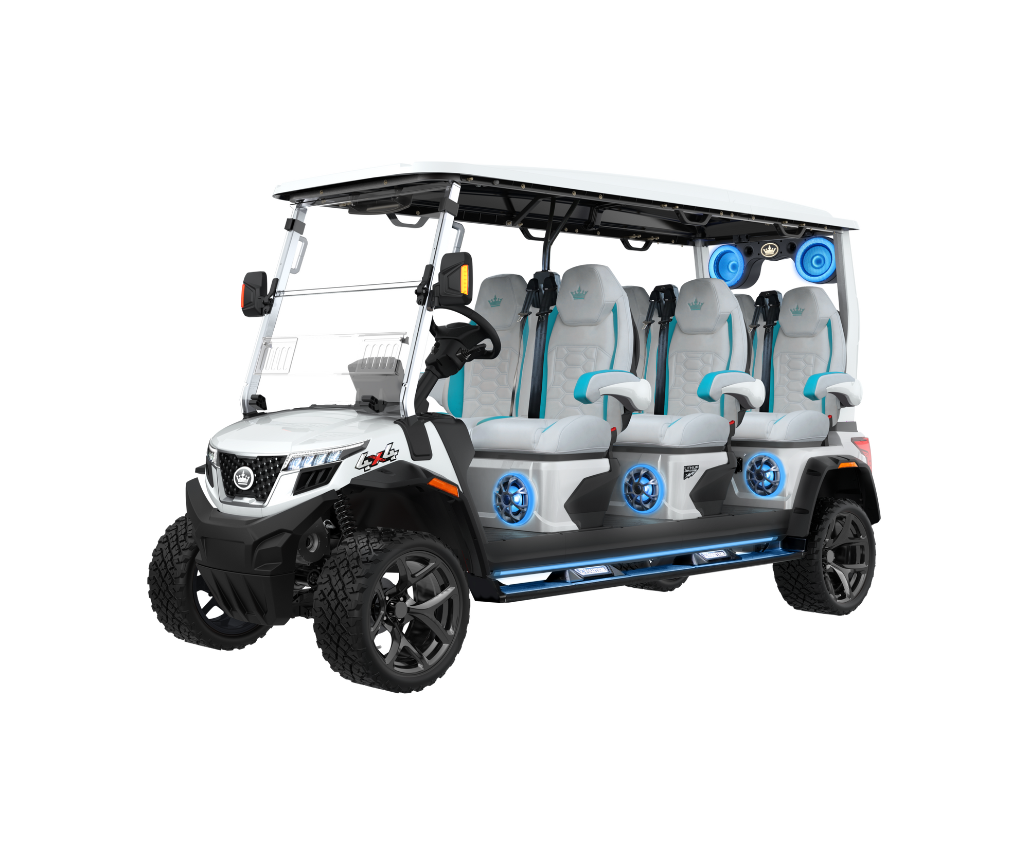 D-MAX XT6 – Custom White with Dream White -Hardy Carts & Equipment