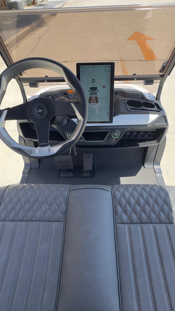 Atlas 6 passenger Lifted – Pearl White (Charcoal, Glossy Black) – IN STOCK