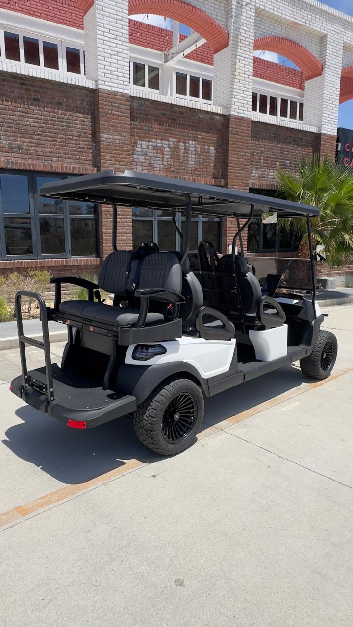 Atlas 6 passenger Lifted – Pearl White (Charcoal, Glossy Black) – IN STOCK