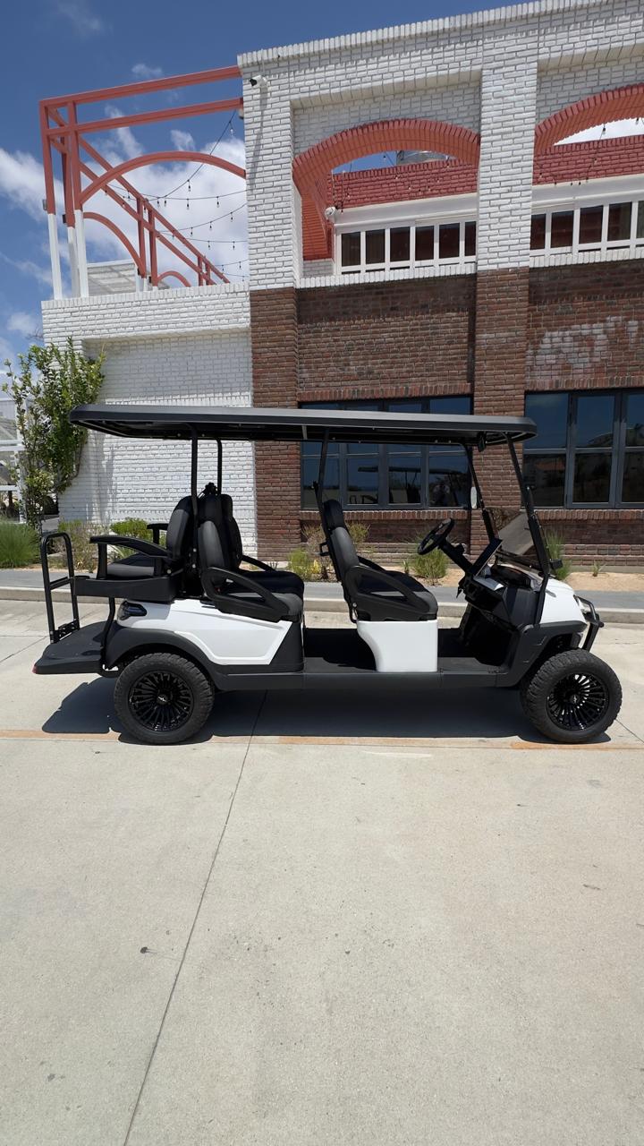 Atlas 6 passenger Lifted – Pearl White (Charcoal, Glossy Black) – IN STOCK