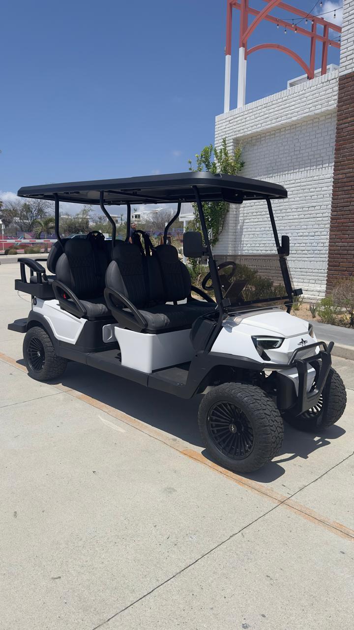 Atlas 6 passenger Lifted – Pearl White (Charcoal, Glossy Black) – IN STOCK