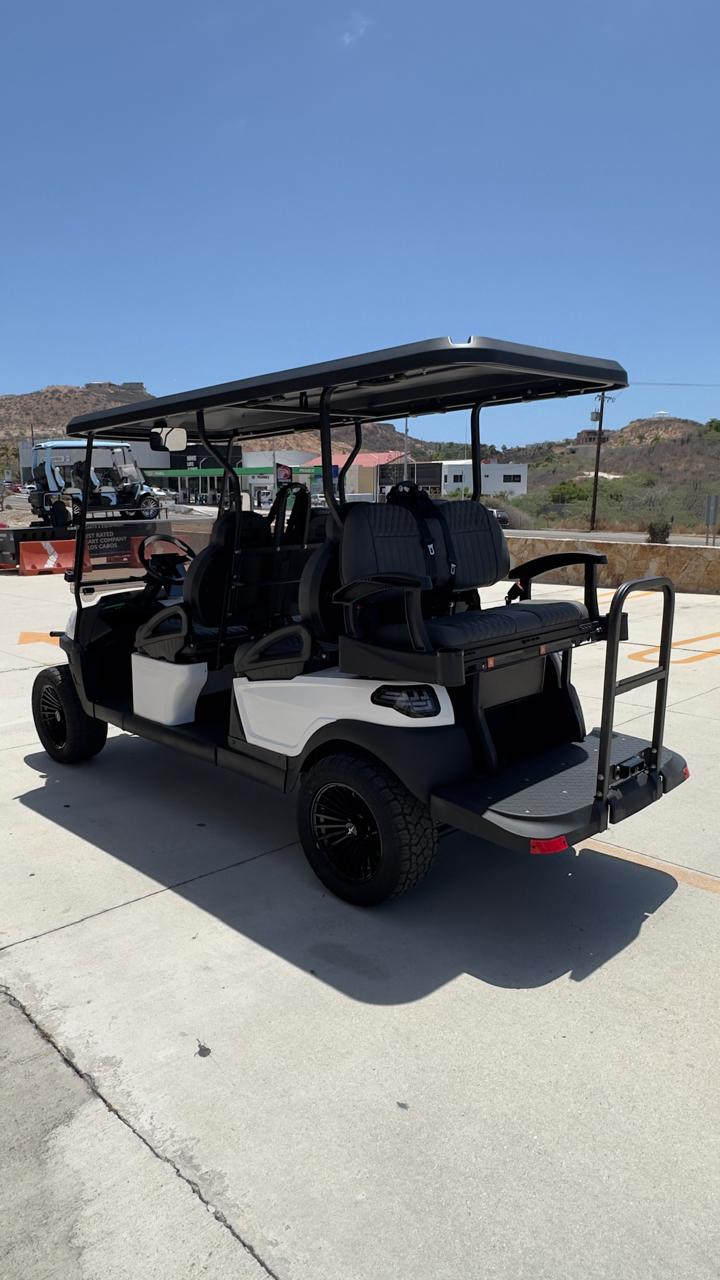 Atlas 6 passenger Lifted – Pearl White (Charcoal, Glossy Black) – IN STOCK