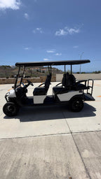Atlas 6 passenger Lifted – Pearl White (Charcoal, Glossy Black) – IN STOCK