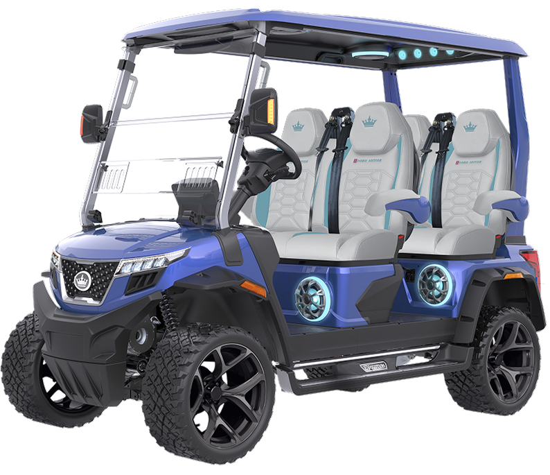 DMAX XT4 Portimao Blue with Dream White- Hardy Carts & Equipment