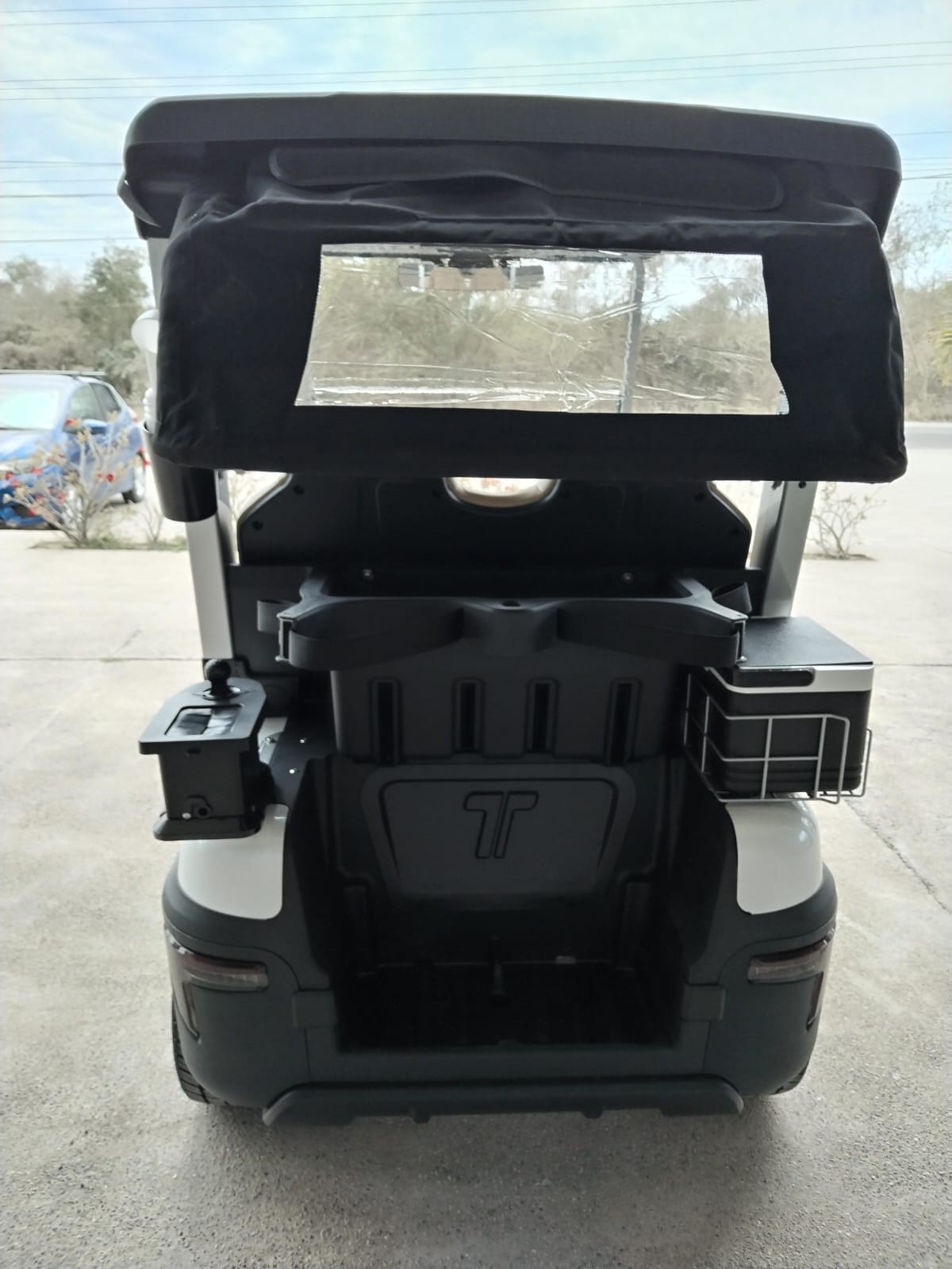 Tara 2 Golf - Mineral White with Beige Seats - Hardy Carts & Equipment