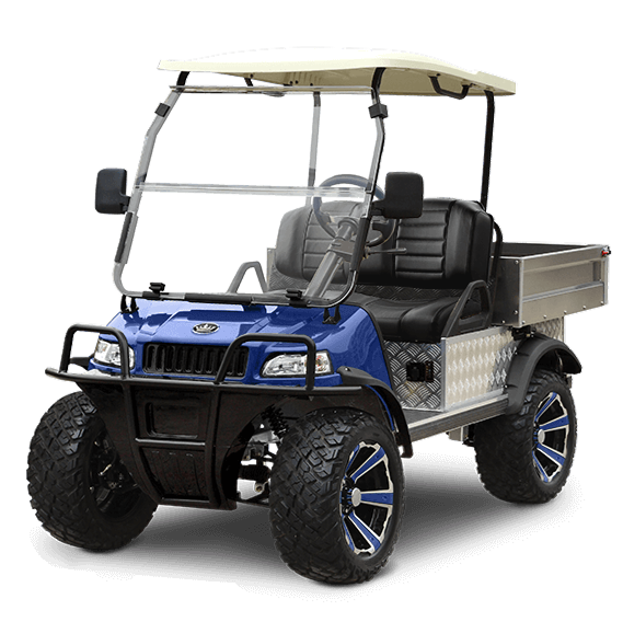 Turfman 700 Portimao Blue with Black- Hardy Carts & Equipment