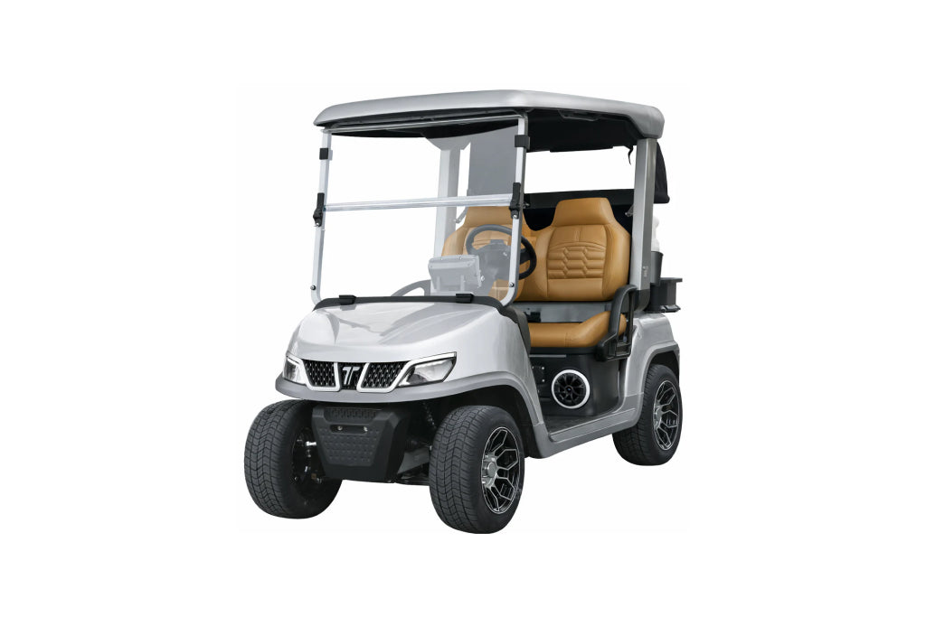 Tara Spirit 2 Plus - Silver - Khaki Seats - Arriving Soon - (85 PDC) - Hardy carts & Equipment