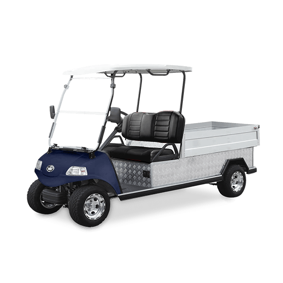 Turfman 1000 – Navy with Black and Light Grey Seats - Hardy Carts & Equipment