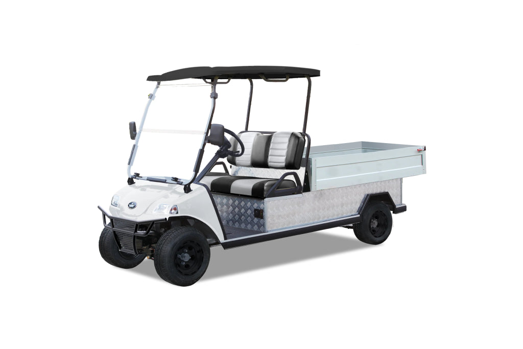 Turfman 1000 – White - Black and Light Grey Seats - Arriving Soon (85- PC) - Hardy Carts & Equipment