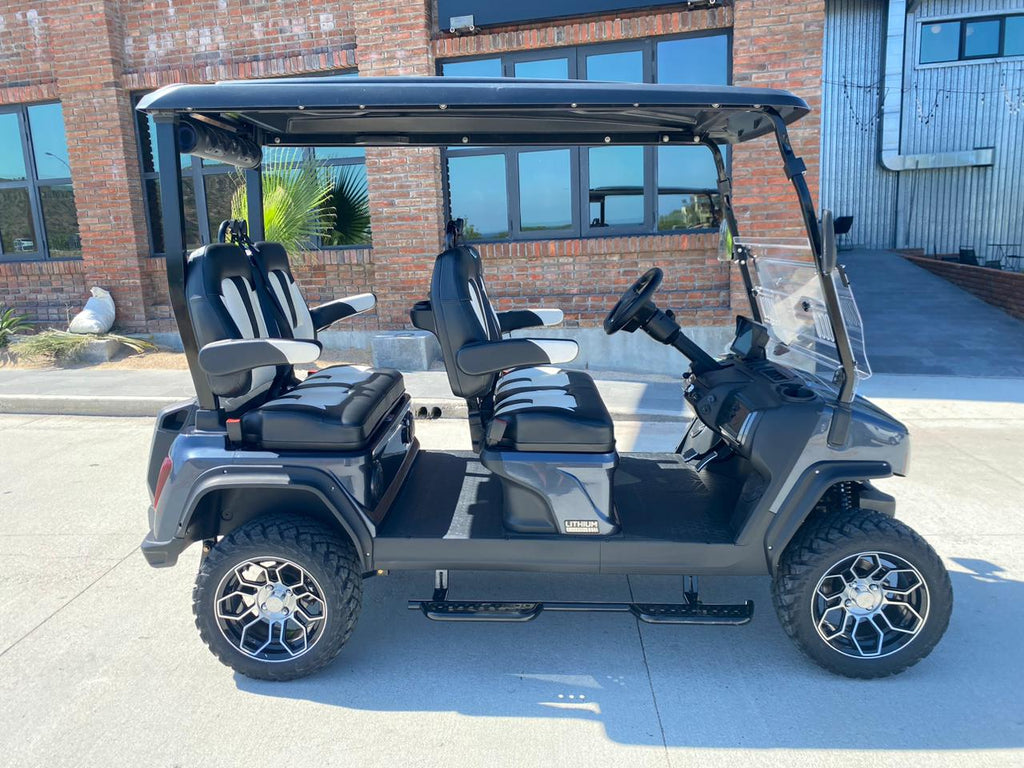 D5 Maverick 4 Plus - Arctic Grey with Black and White Seats- Hardy Carts & Equipment