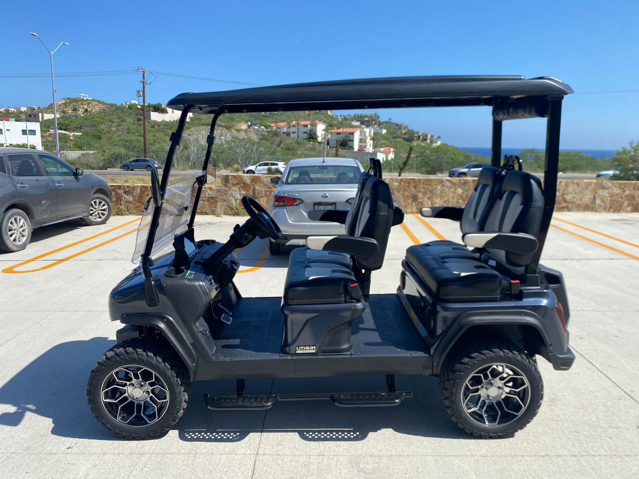 D5 Maverick 4 Plus - Arctic Grey with Black and White Seats - Hardy Carts & Equipment