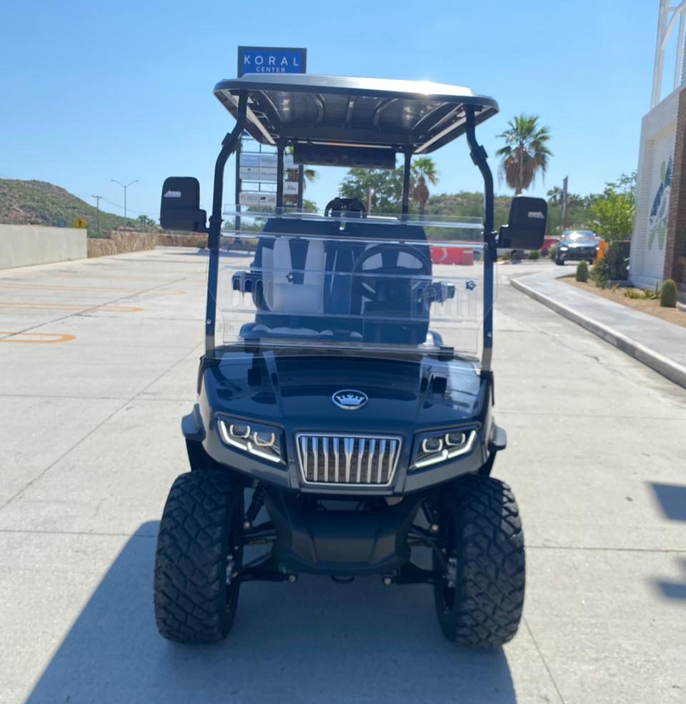 D5 Maverick 4 Plus - Arctic Grey with Black and White Seats - Hardy Carts & Equipment