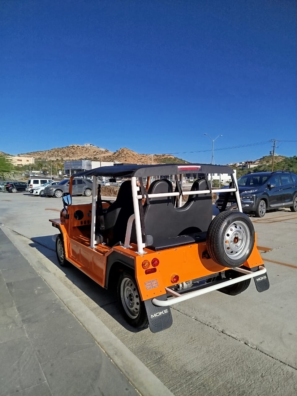 MOKE - Sunset Orange - Hardy Carts & Equipment