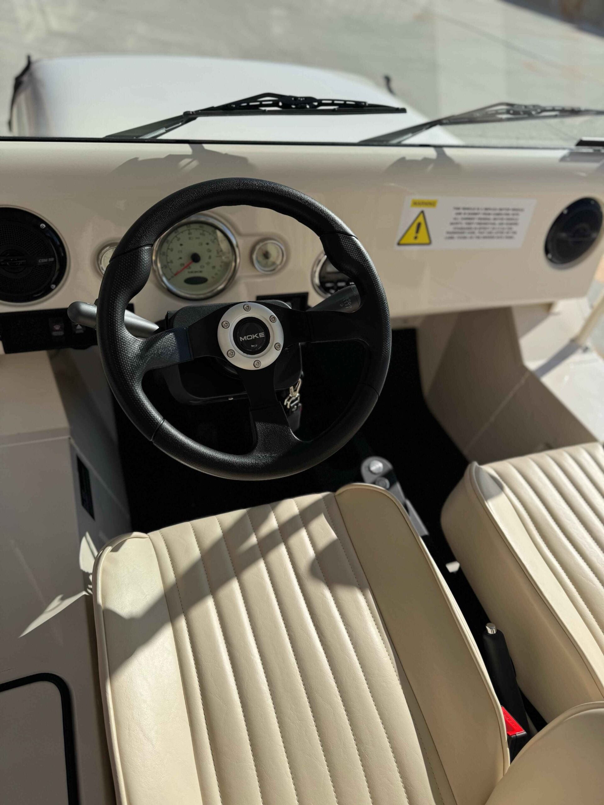 MOKE Shell White - Hardy Carts & Equipment