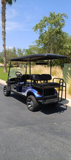2016 - EZGo Express L6 - Metallic Blue (Black) Used - On Consignment