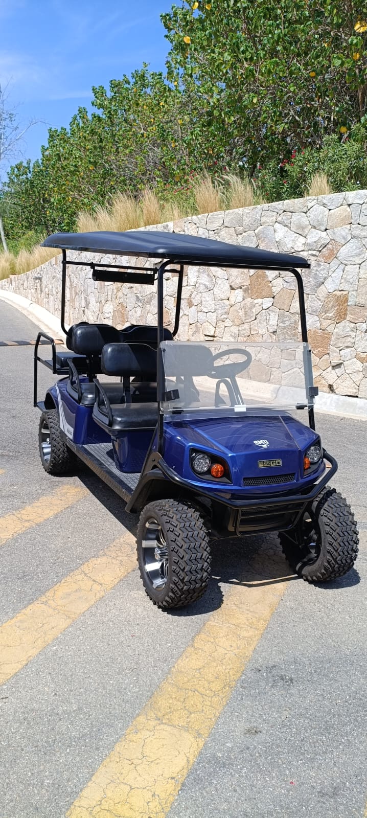 2016 - EZGo Express L6 - Metallic Blue (Black) Used - On Consignment