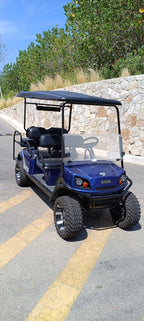 2016 - EZGo Express L6 - Metallic Blue (Black) Used - On Consignment