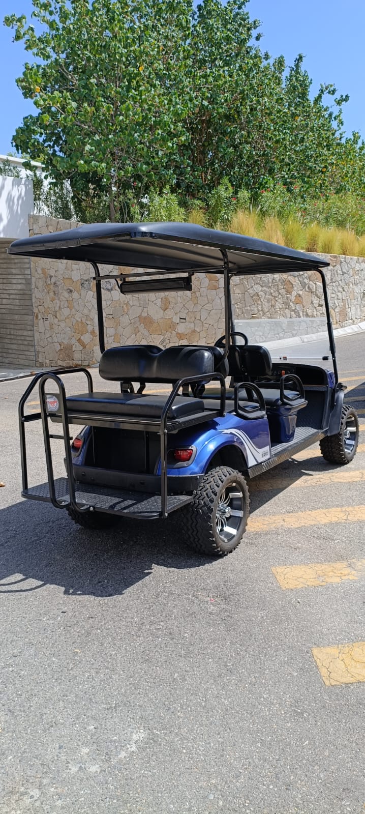 2016 - EZGo Express L6 - Metallic Blue (Black) Used - On Consignment
